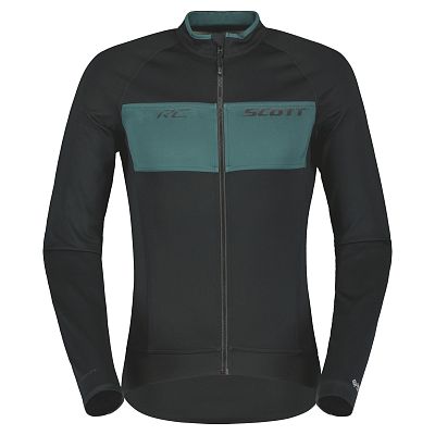 Превью  Велокуртка SCOTT RC Warm Reversible WB Black/Aruba Green